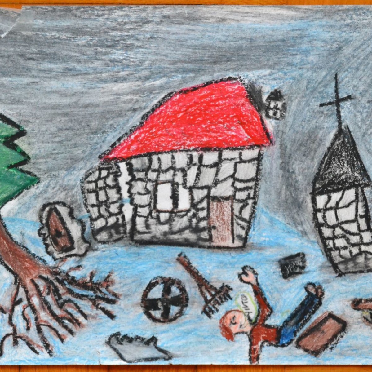 Disegno di Giancarlo Pedretti_Fronte