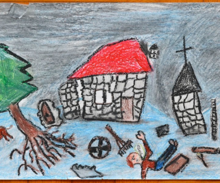 Disegno di Giancarlo Pedretti_Fronte