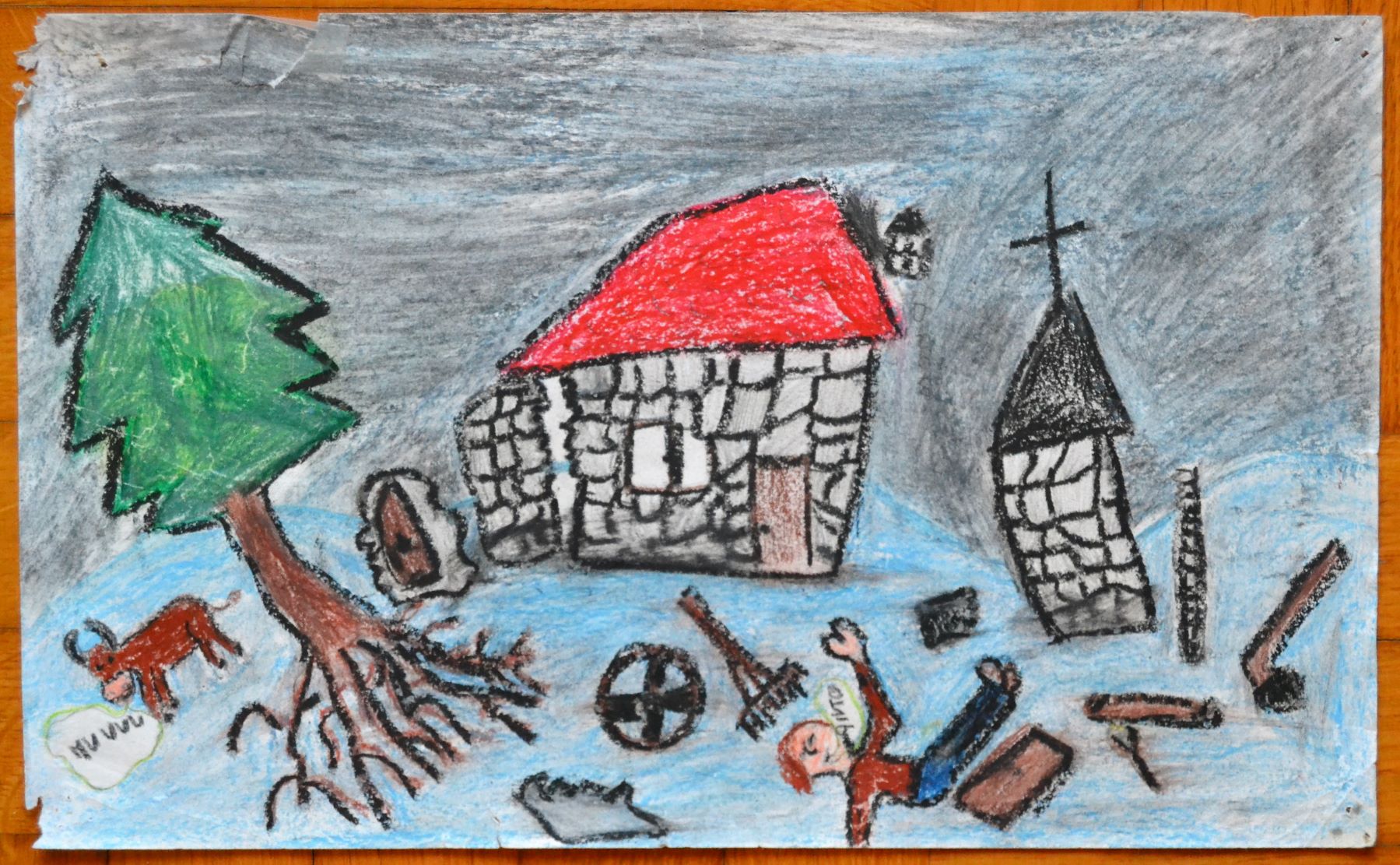 Disegno di Giancarlo Pedretti_Fronte