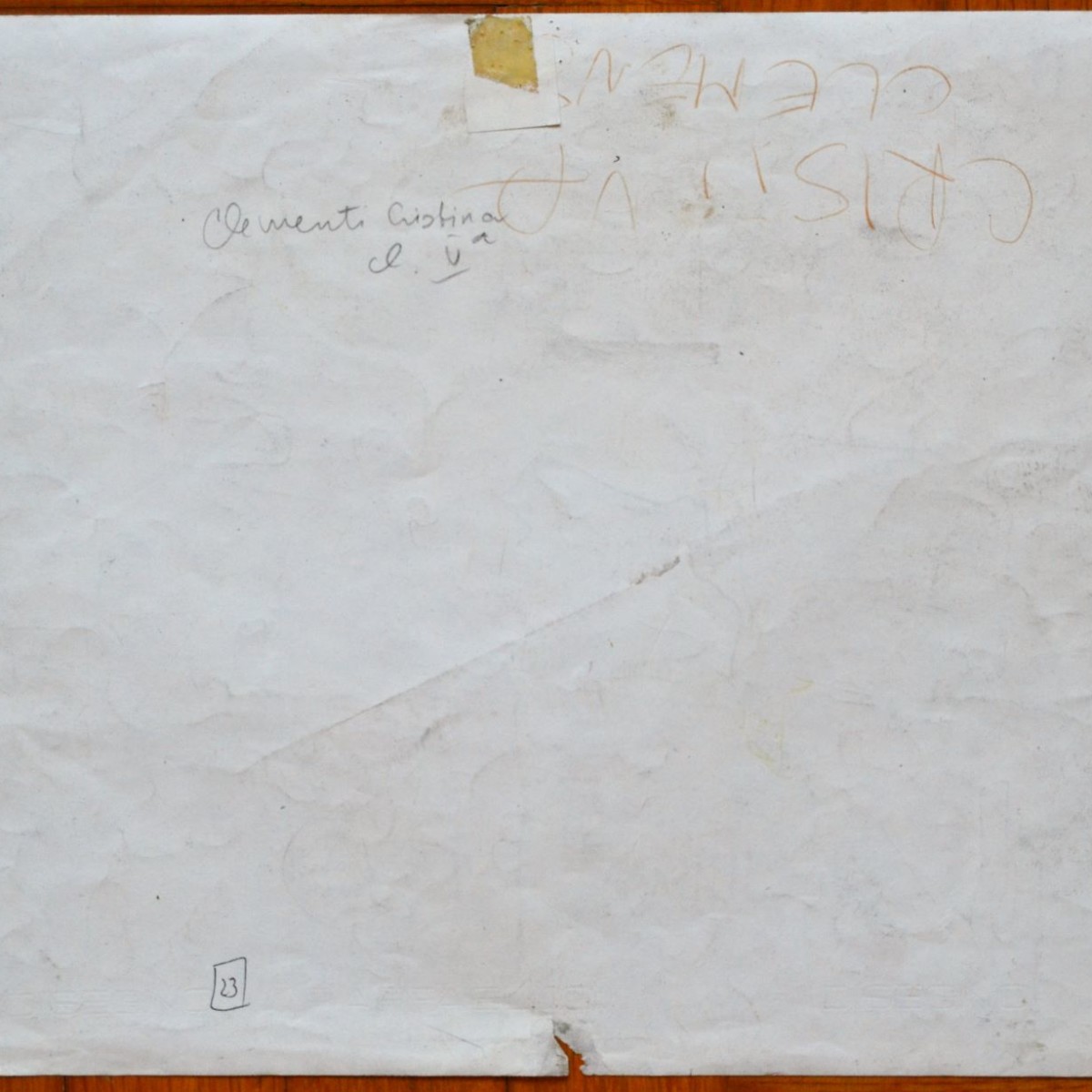 Disegno di Cristina Clementi_Retro