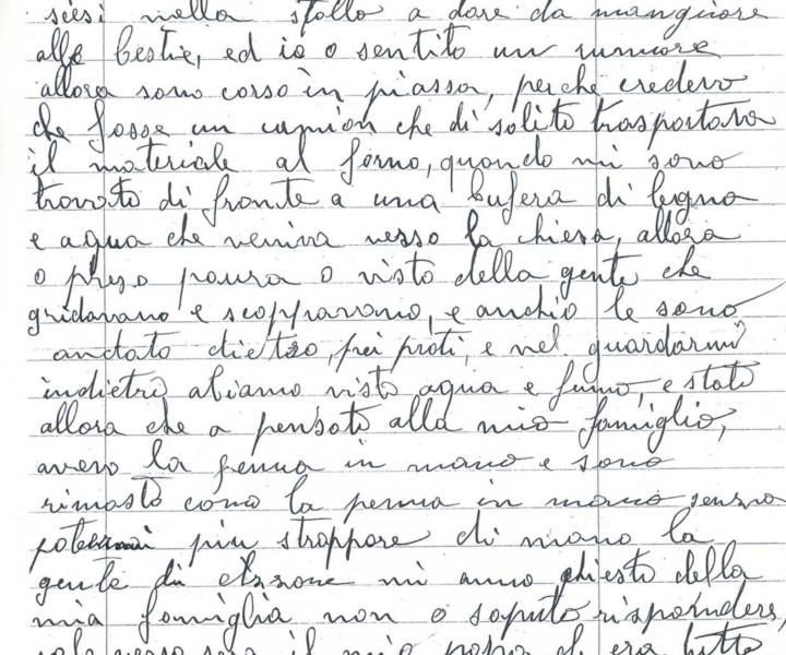 Lettera di Bettineschi Francesco