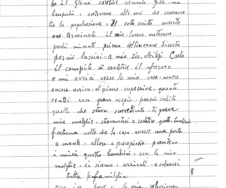 Lettera di Lenzi Francesco